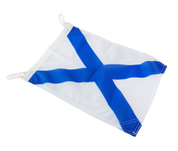 Флаг ВМФ РФ (Андреевский) 30х40 см материал флажная сетка T402 (MF013040)